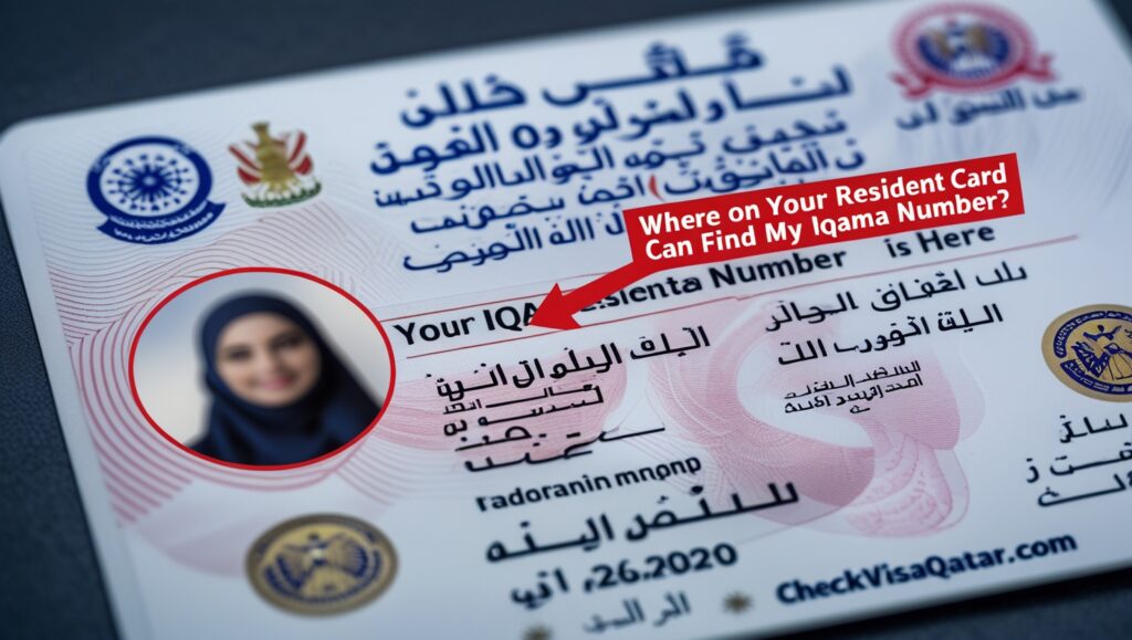 Where on Your Resident Card Can I Find My Iqama Number?