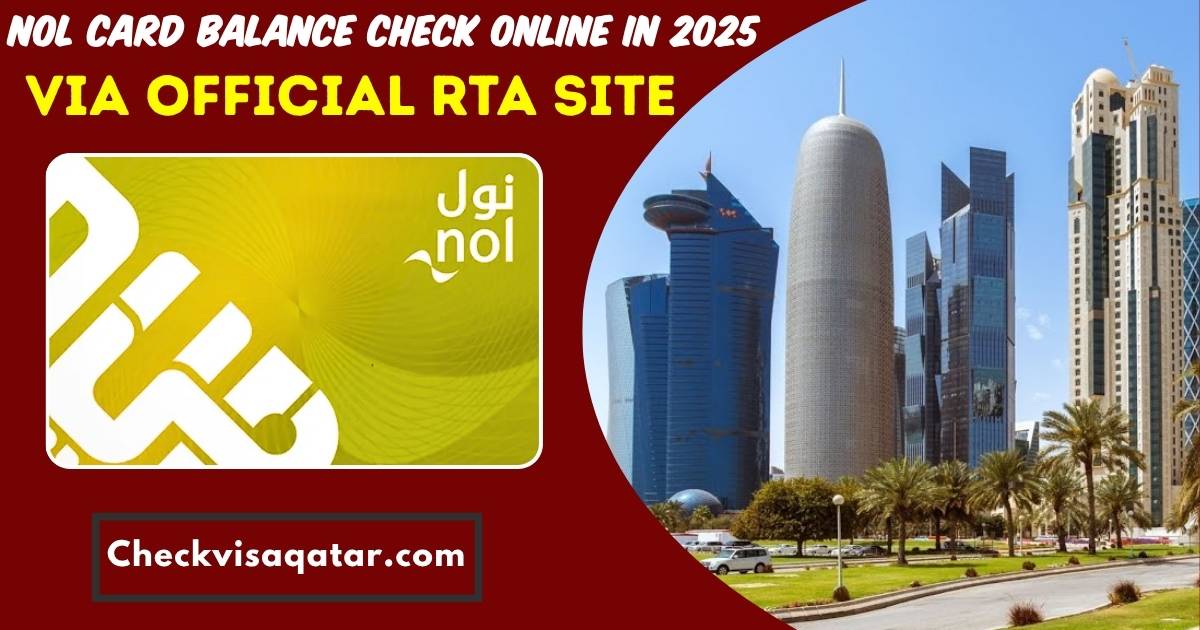 NOL Card Balance Check Online in 2025 via Official RTA Site