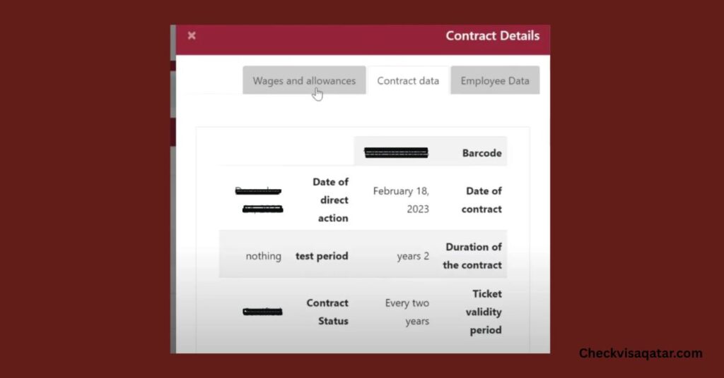 What information can you get through contract check?