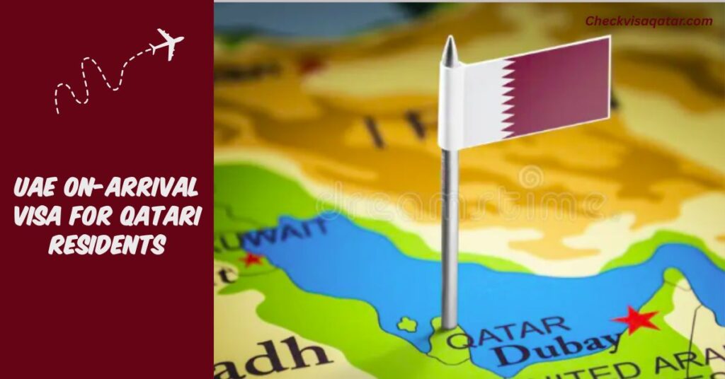 Qatari residents are generally eligible for visa-free entry into the UAE, meaning they don't need a visa on arrival.
