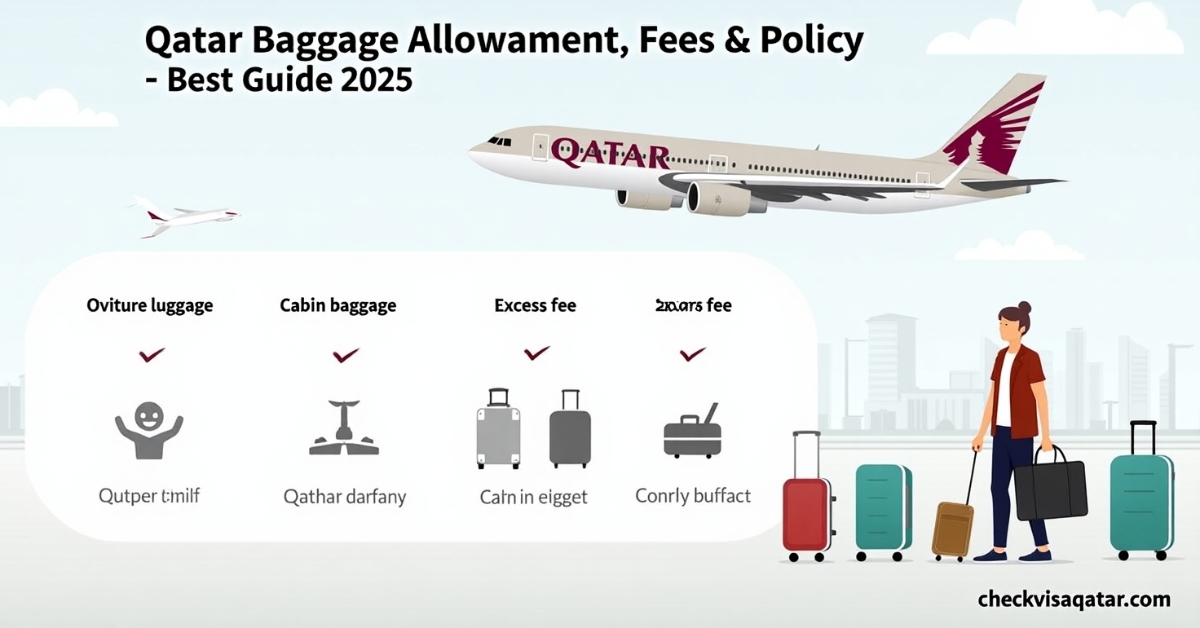 Qatar Baggage Allowance, Fees & Policy Best Guide 2025
