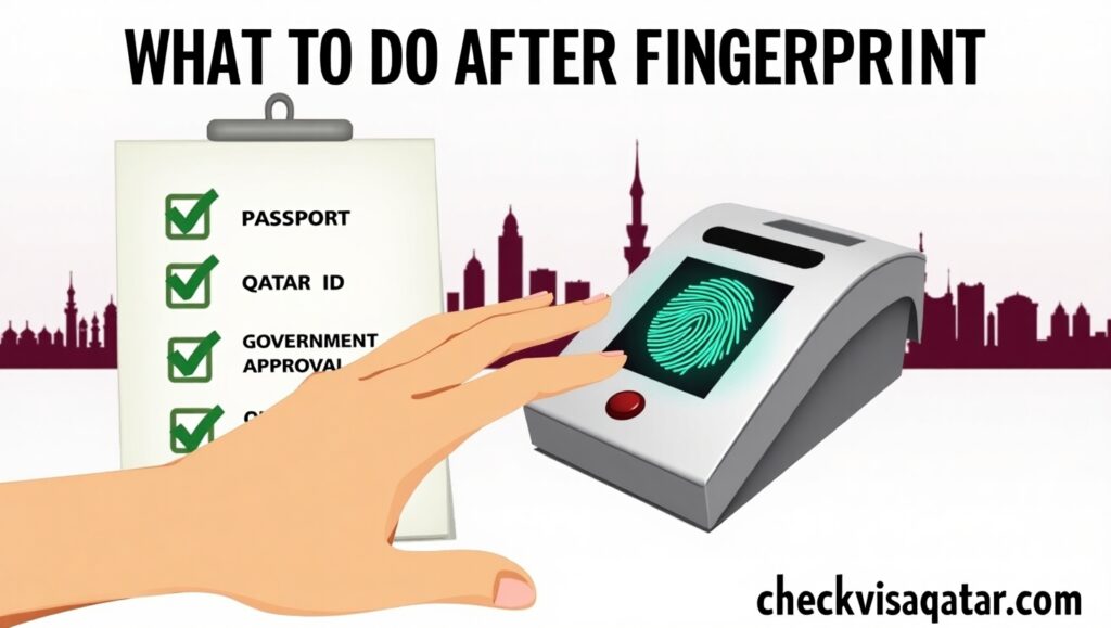 What to Do After Fingerprint in Qatar