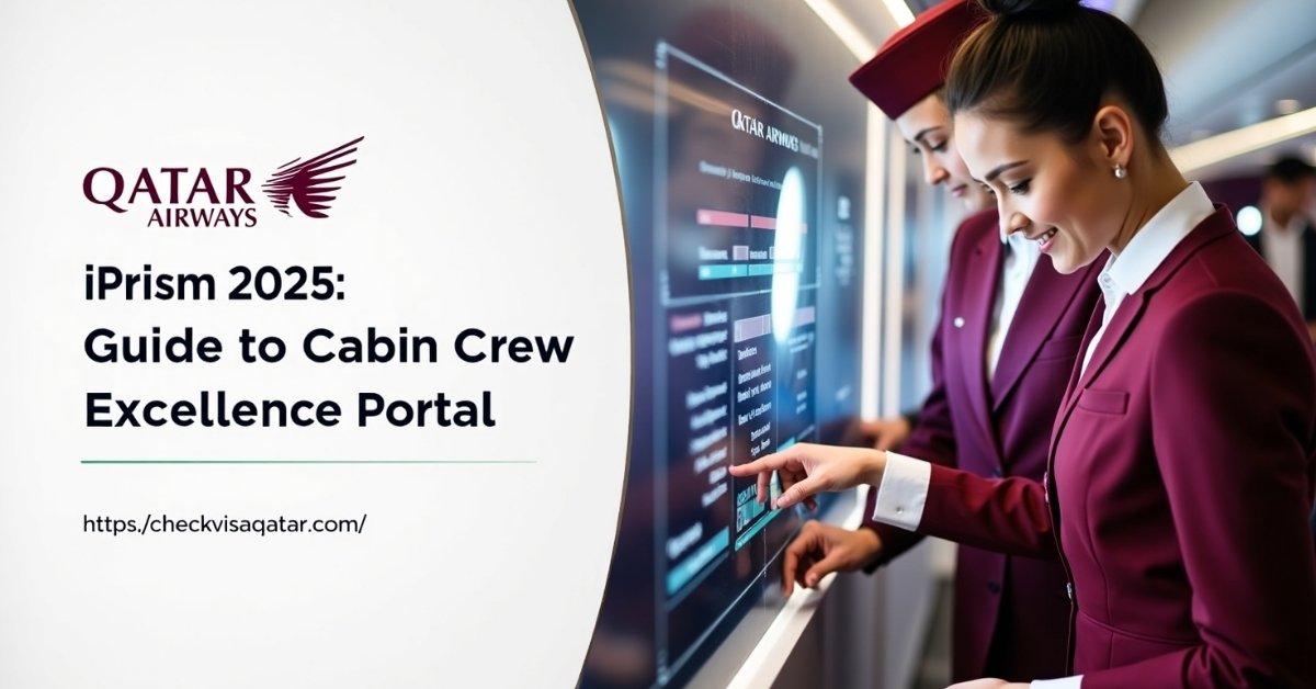 Qatar airways Iprism 2025: guide to cabin crew excellence portal