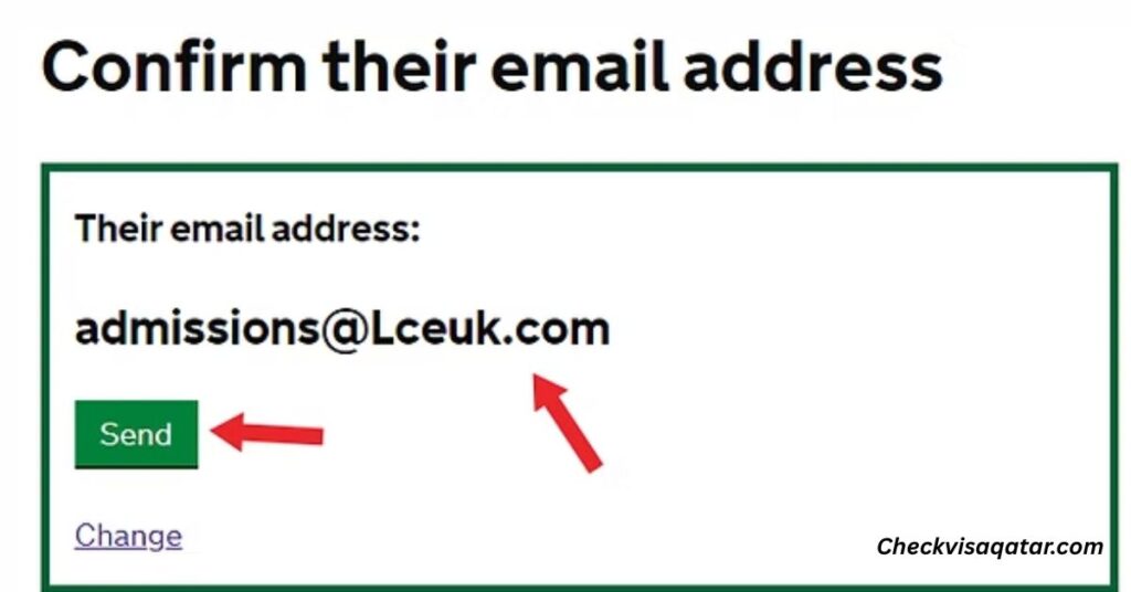 Double check the correct email address