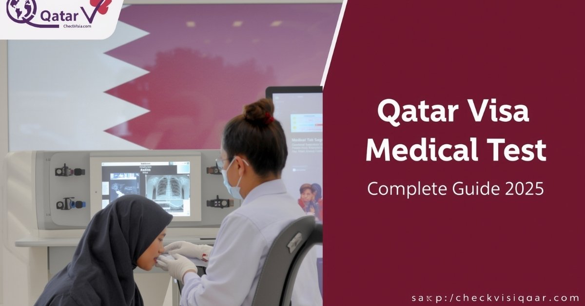 Qatar visa medical test(QVC-Wafid) complete Guide 2025