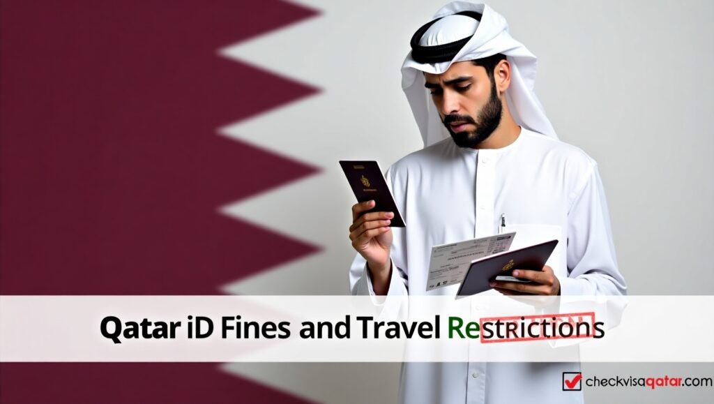 Qatar ID Fines and Travel Restrictions