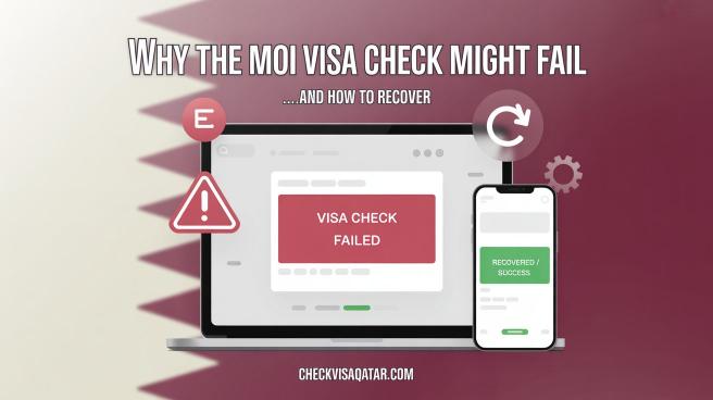 Why the MOI Visa Check Might Fail (and How to Recover)