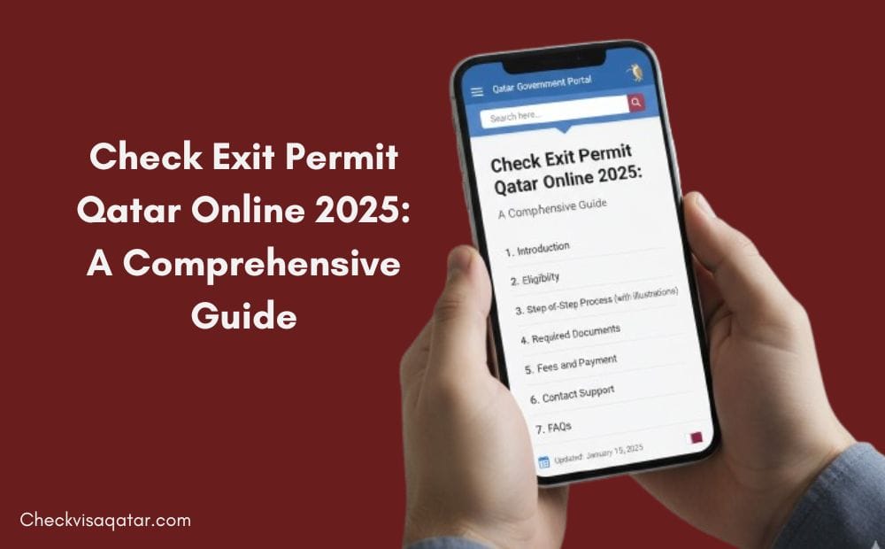 Check Exit Permit Qatar Online 2025: A Comprehensive Guide
